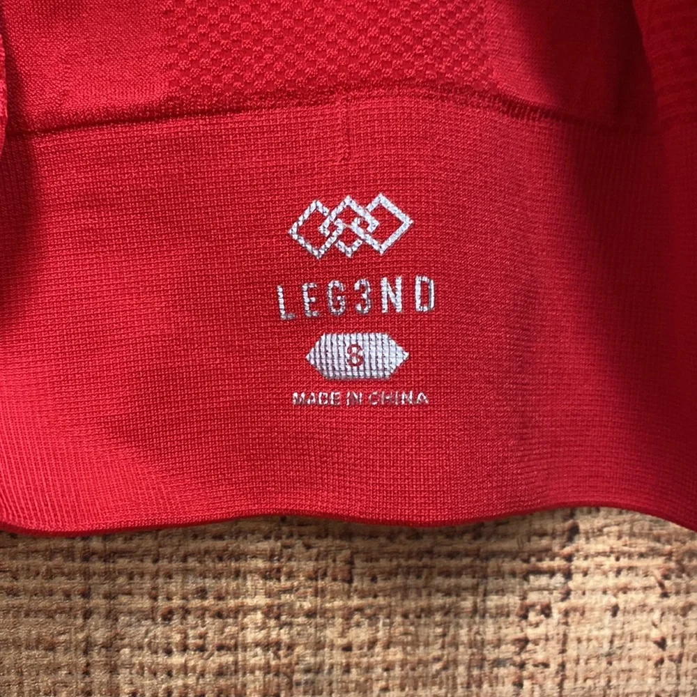 Lipstick Red Legend Longline Sports Bra